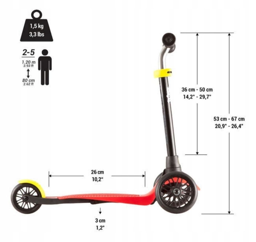 Hulajnoga Olexo B1 Decathlon