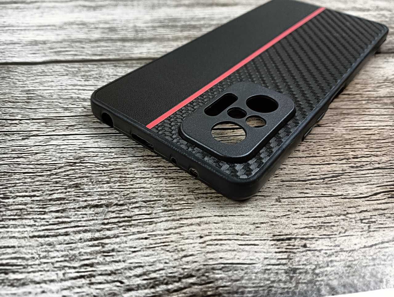 Etui Case Carbon do Xiaomi Redmi Note 10 Pro + Szkło