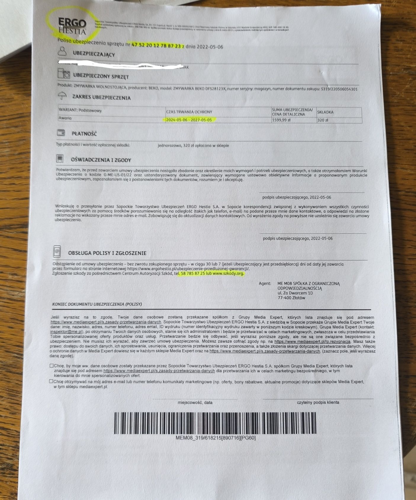 Zmywarka Beko DFS28123X