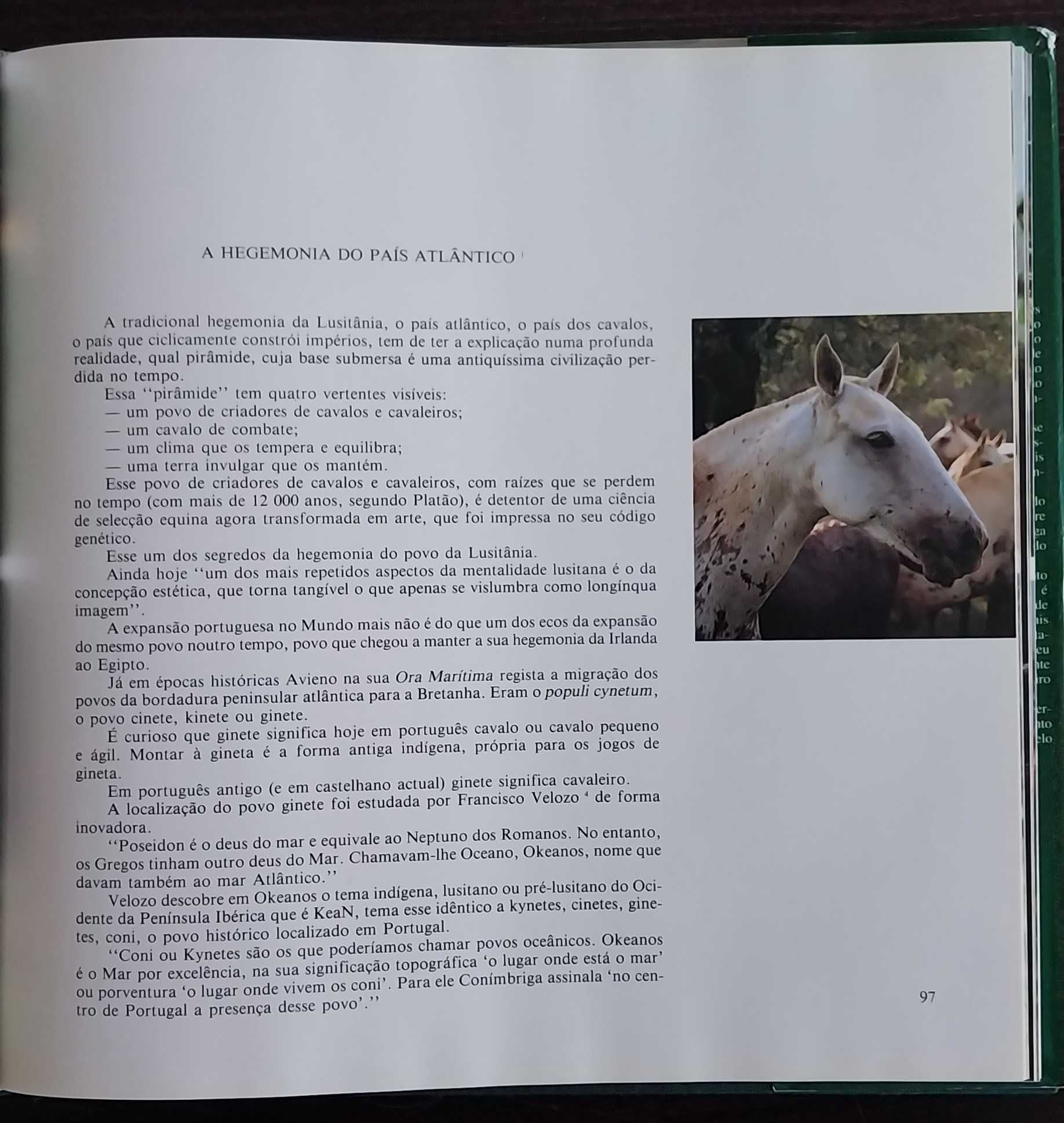 livro: Arsénio Raposo Cordeiro “Cavalo lusitano - O filho do vento”