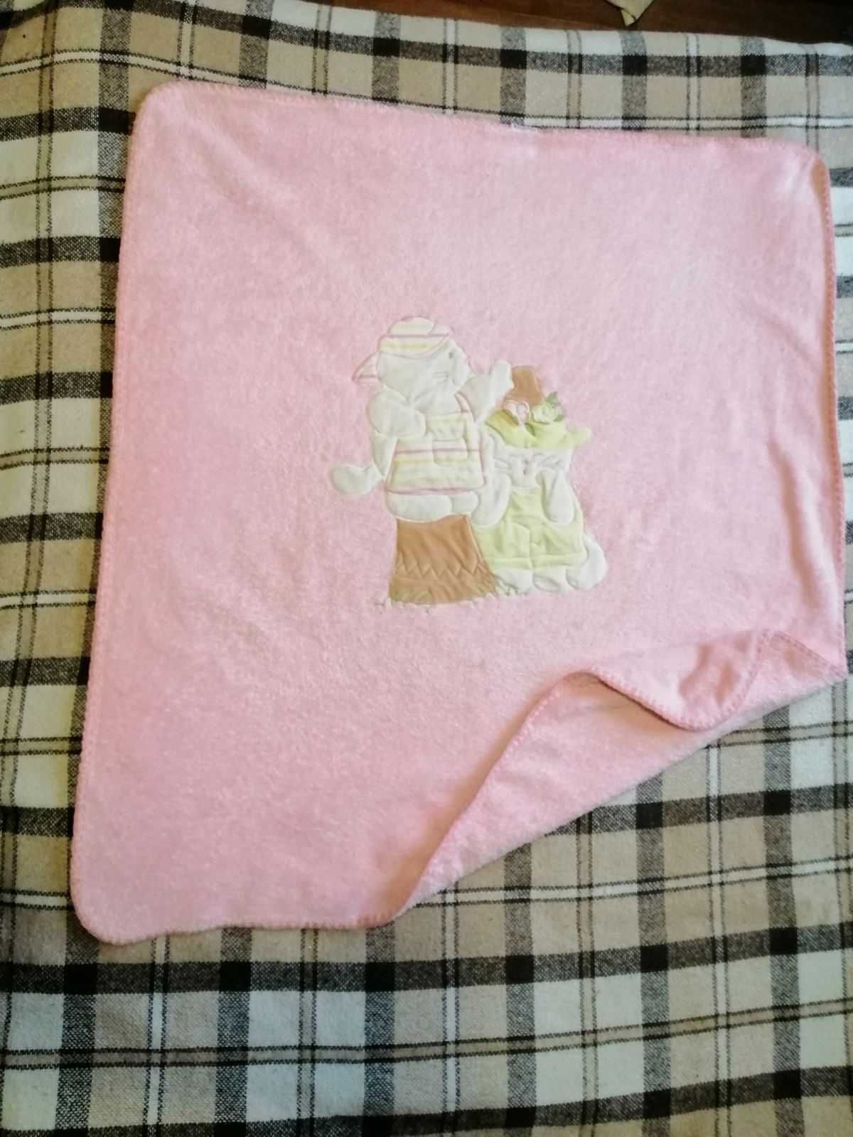 Одеяльце детское махровое 90 на 100 см