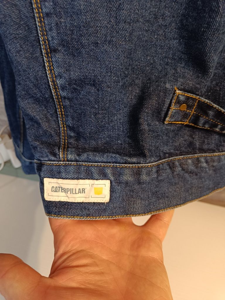 Джинсовка джинсовая куртка пиджак type 1 caterpillar made in hong kong