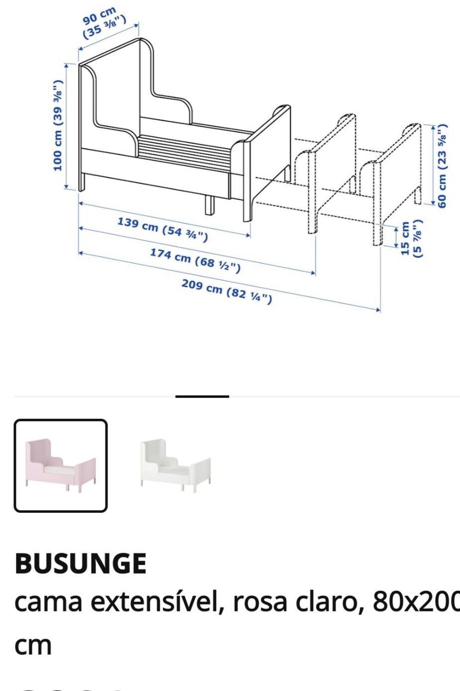 Cama de criança ikea