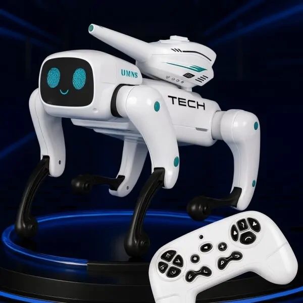 Інтерактивна робот-собака Mech Guardian QF660-2 з пультом керування та