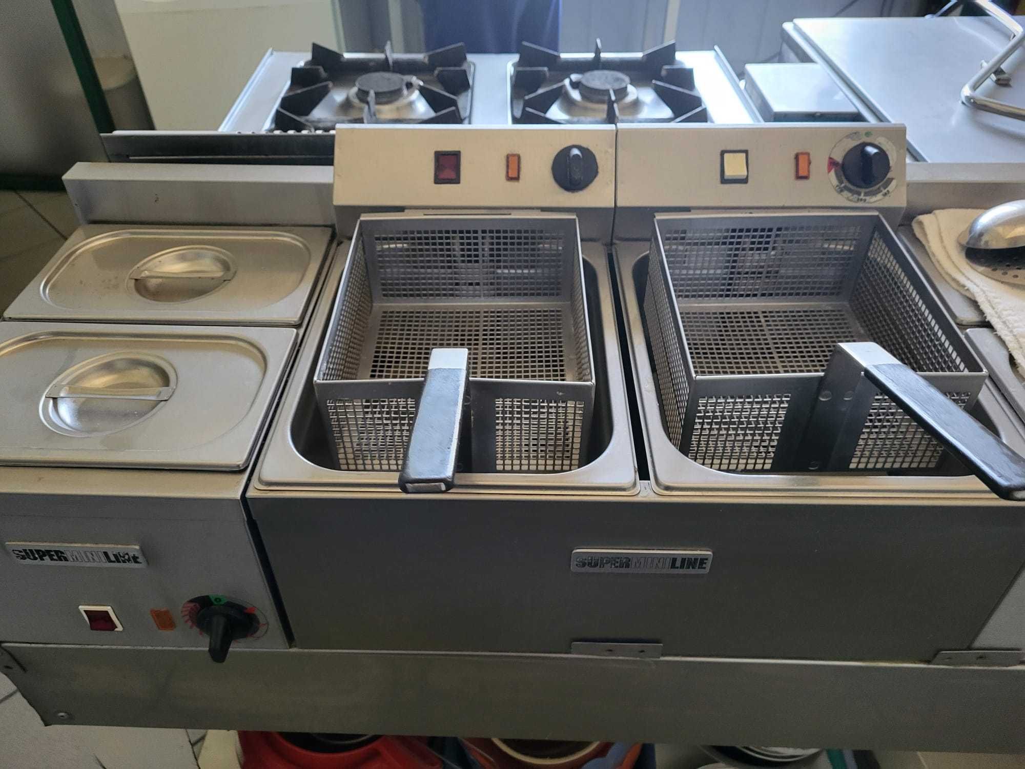 2 frytkownice + bemar SUPER MINI LINE Stan bardzo dobry!