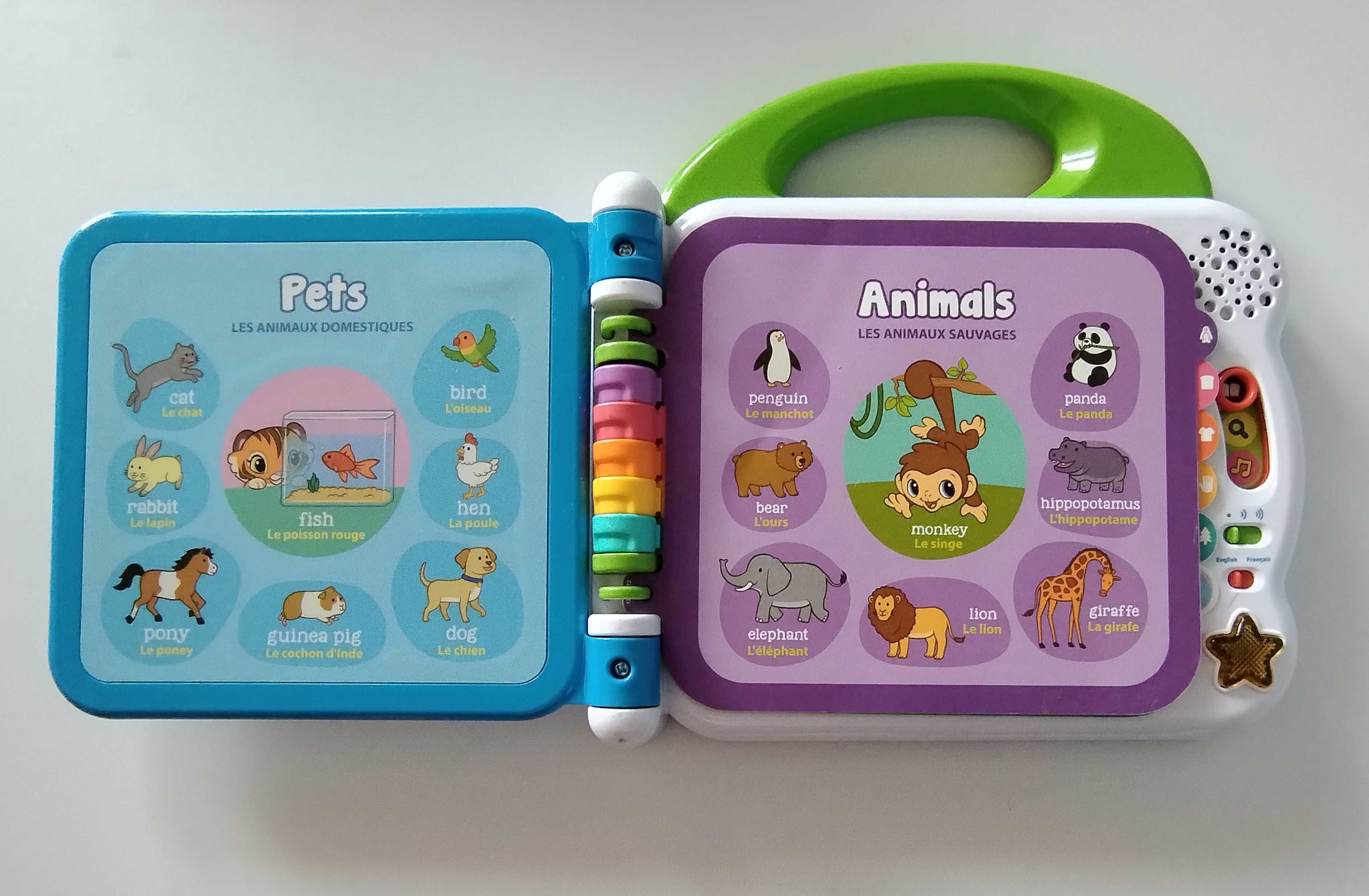 LeapFrog Vtech Interaktywna książka 100 words book english french