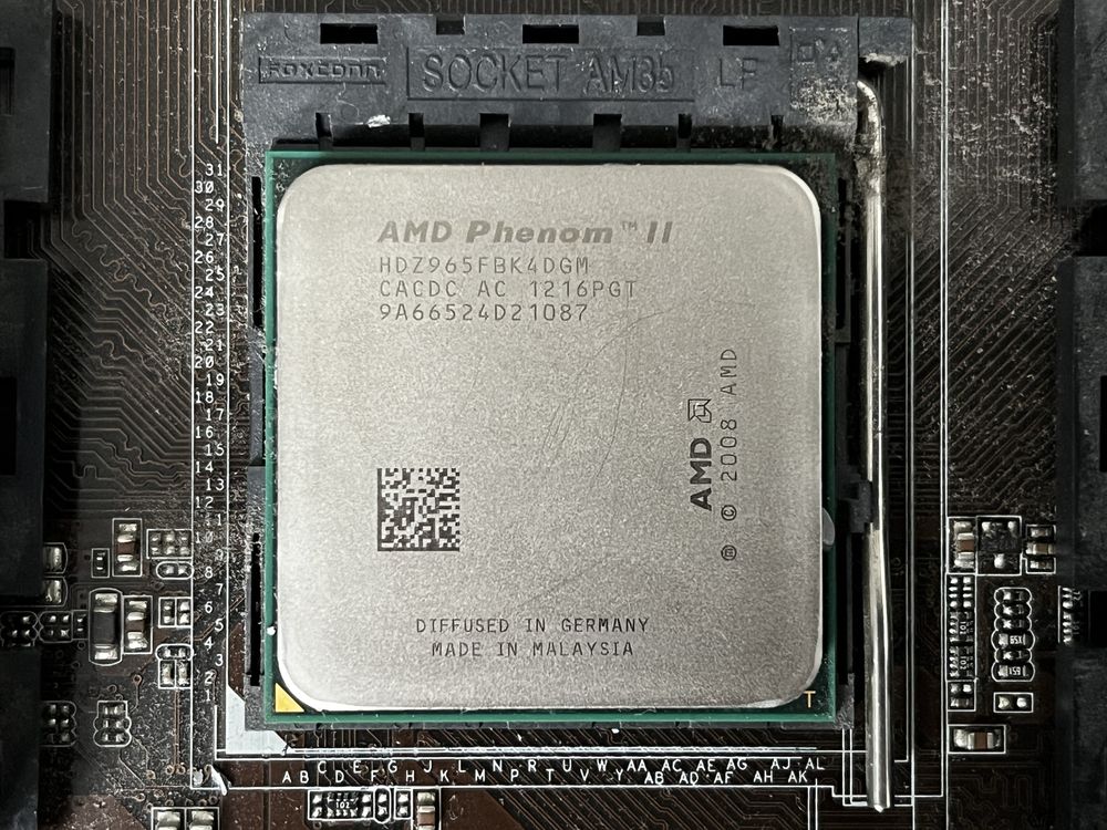 Процессор: Amd phenom ii x4 965 black edition