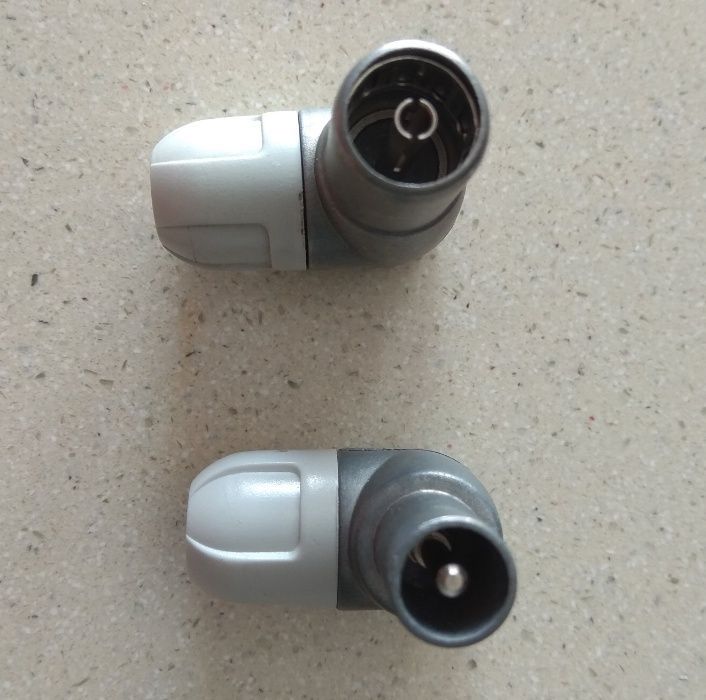 Fichas Coaxial para cabo de Antena