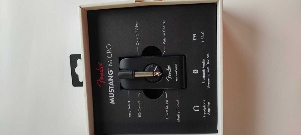Wzmacniacz gitarowy Fender Mustang Micro kompaktowy bluetooth