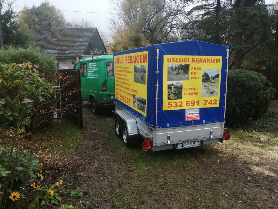 Wycinka drzew mielenie galezi frezowanie