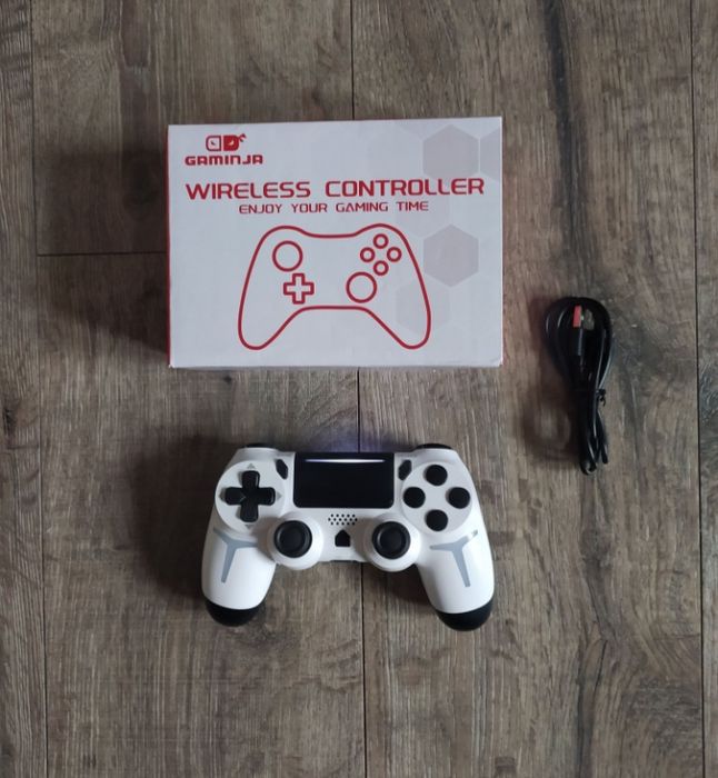 Pad Kontroler PS4 Biały Nowy Bezprzewodowy Okazja Wysyłka OLX GWARANCJ