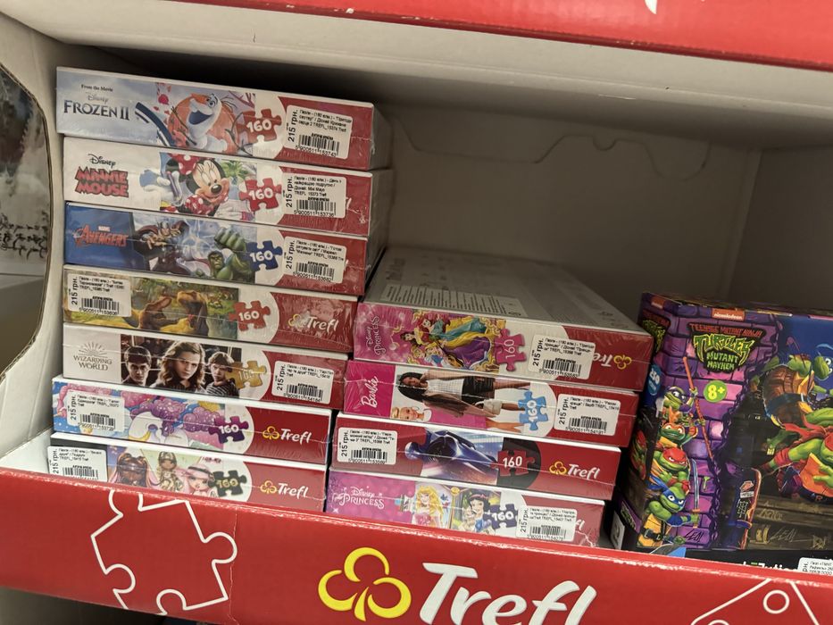 Пазли дитячі Trefl, Dodo мульт.героі,повчальні в асортименті нові.