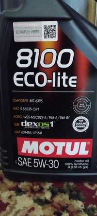 Мотюль motul eco-lite 5w30 синтетика масло моторне