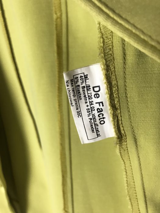 Zielona żółta marynarka damska vintage