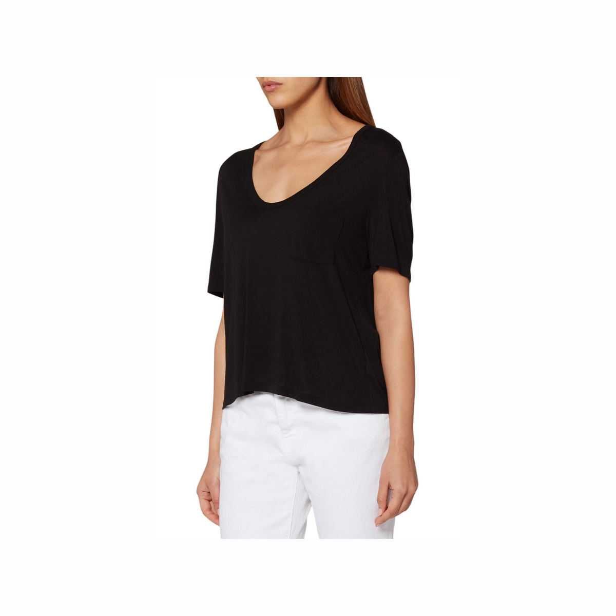 Футболка Alexander Wang Classic Pocket Tee Black