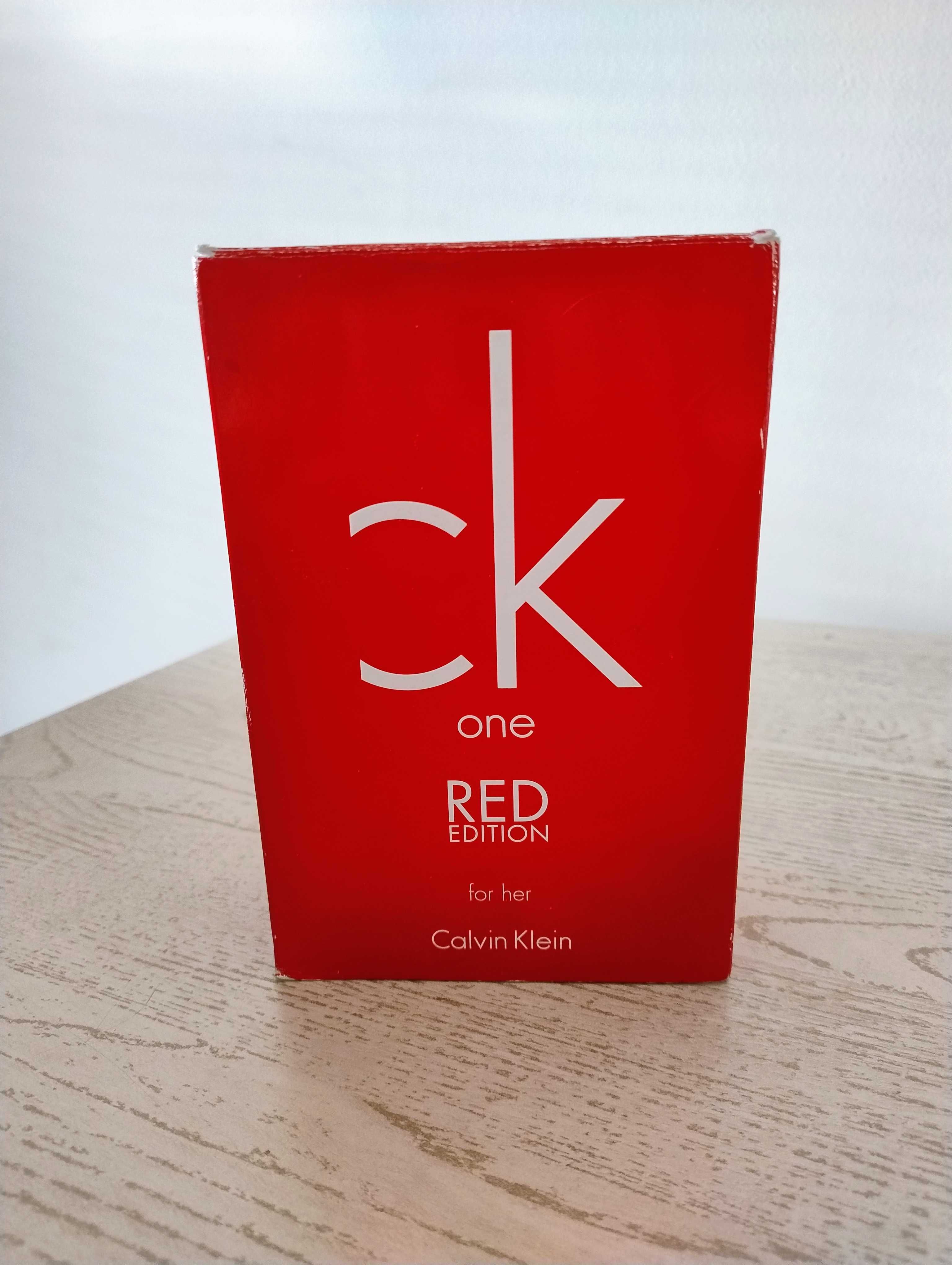 CK Calvin Klein perfum One Red Edition plus żel pod prysznic