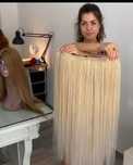 Clip in wlosy 1 gest  taśma , lub na żyłce 45cm 50cm60cm długie
