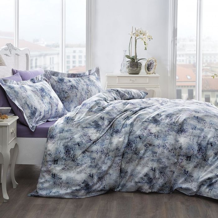 Постельное белье Tivolyo Home люкссатин евро-абстрактные дизайны