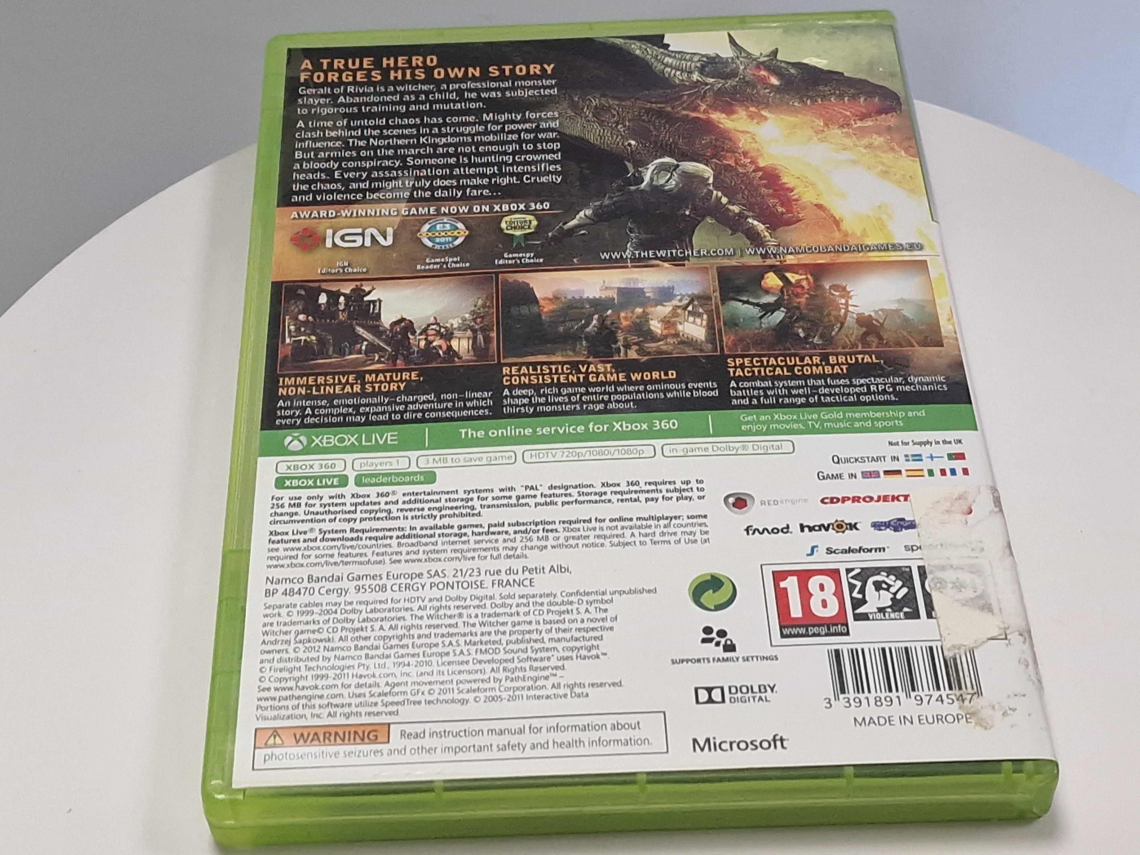 The Witcher 2 Xbox 360 Sklep Zamiana