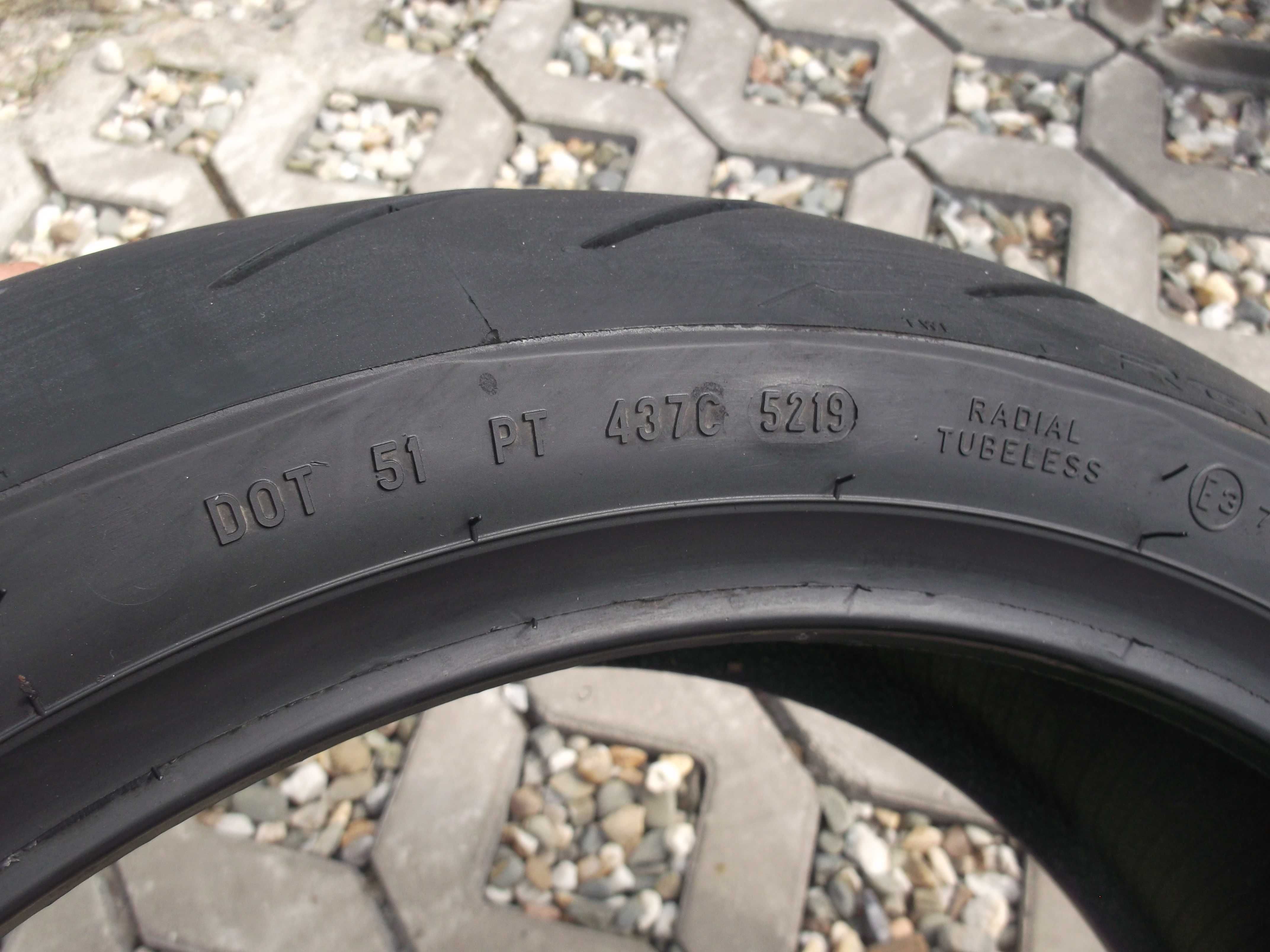 opona 180/55ZR17 Pirelli Diablo Rosso III dot5219 2,3mm