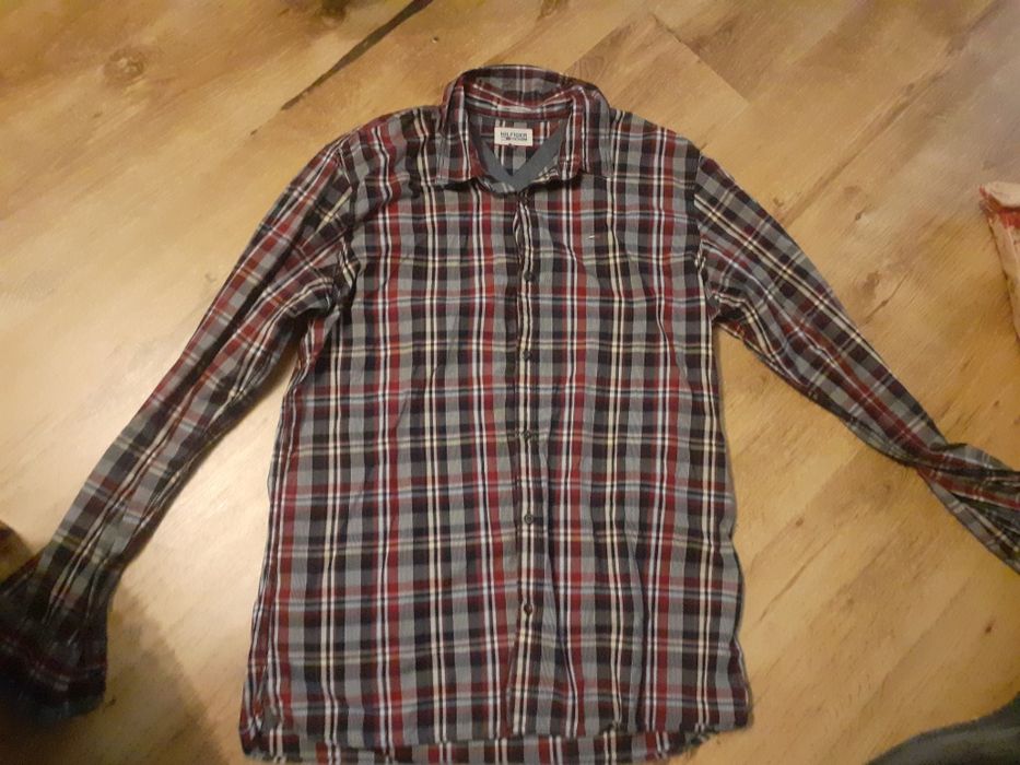 Koszula w kartę tommy hilfiger tanio