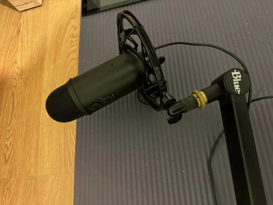 Mikrofon Blue YETI + statyw Blue YETI SPRAWNY