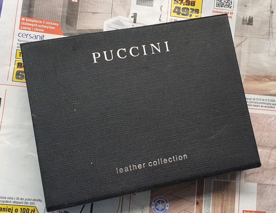 Nowy super portfel Puccini meski skora dużo przegródek schowkow