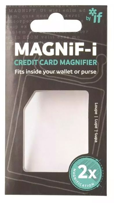 Magnifi-i, arkusz A7 powiększający/lupa do książki