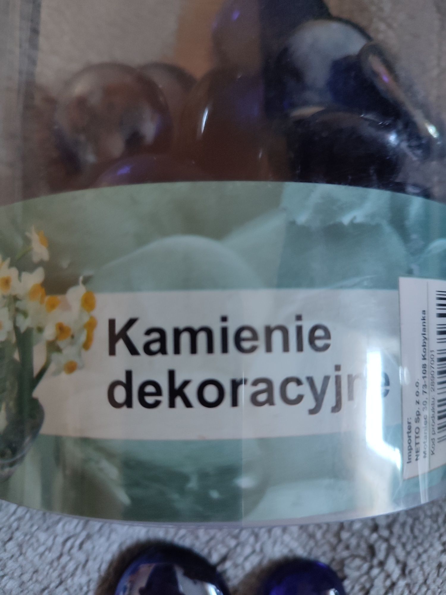 Kamienie dekoracyjne (2 komplety) dokompozycji i stroików ,nowe.