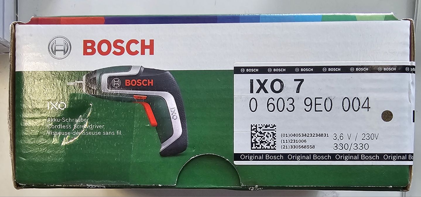 Wkrętarka Bosch IXO 7  3,6V