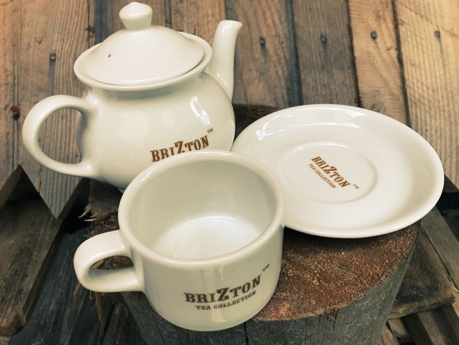 Brizton zestaw 6x filiżanka, 6x podstawka, 1x dzbanek