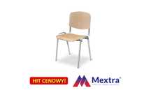 Krzesła konferencyjne drewniane ISO WOOD CR