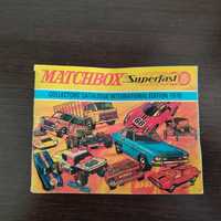 Carros Matchbox catálogo de 1970