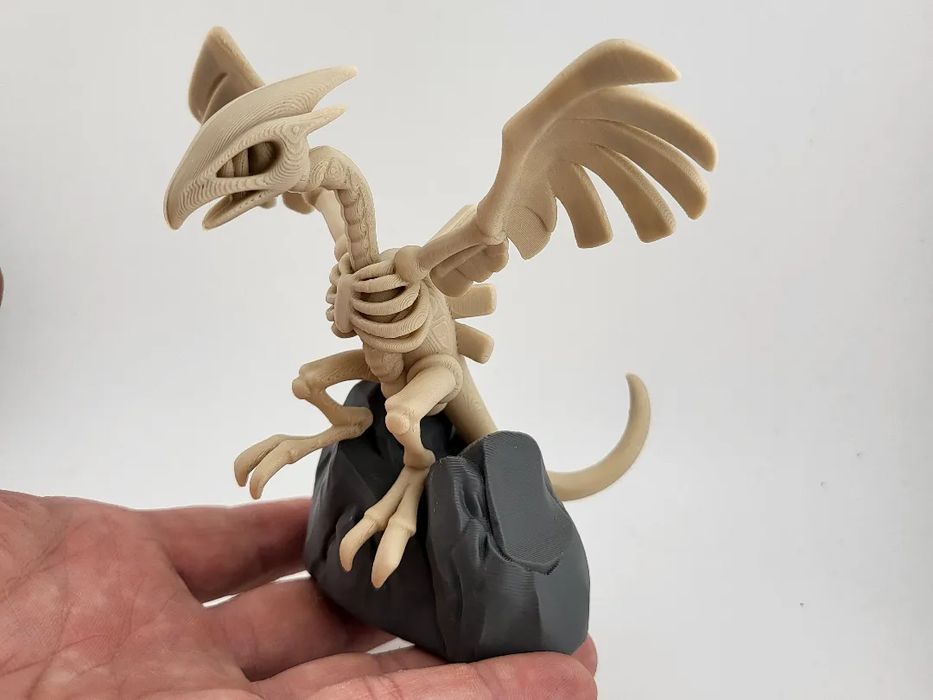 Figura Diorama Lugia Esqueleto Pokemon