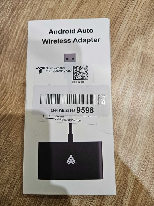 Adapter USB Android Auto bezprzewodowy USB USB C Bluetooth Wifi