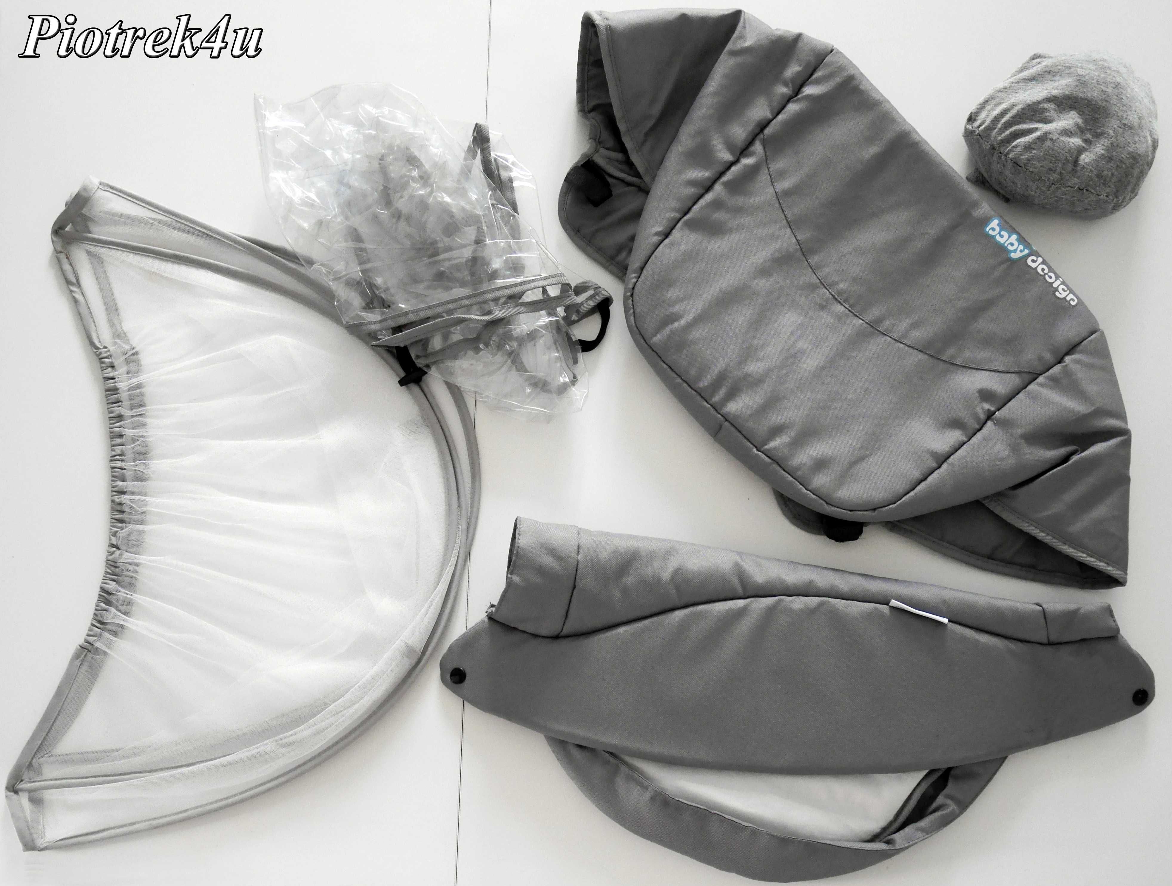 Wózek dziecięcy Baby Design 2w1 (spacerówka i gondola) *Croozer ready!