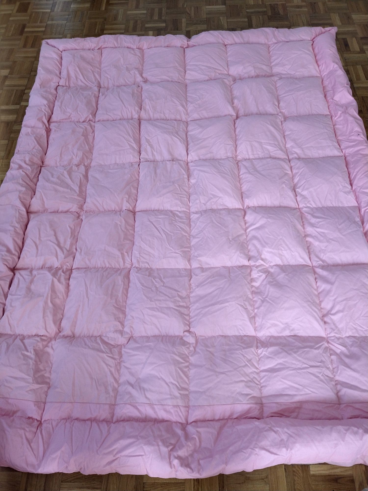 Kołdra z pierza gęsiego 150x190 plus poduszka 70x80 1 kpl