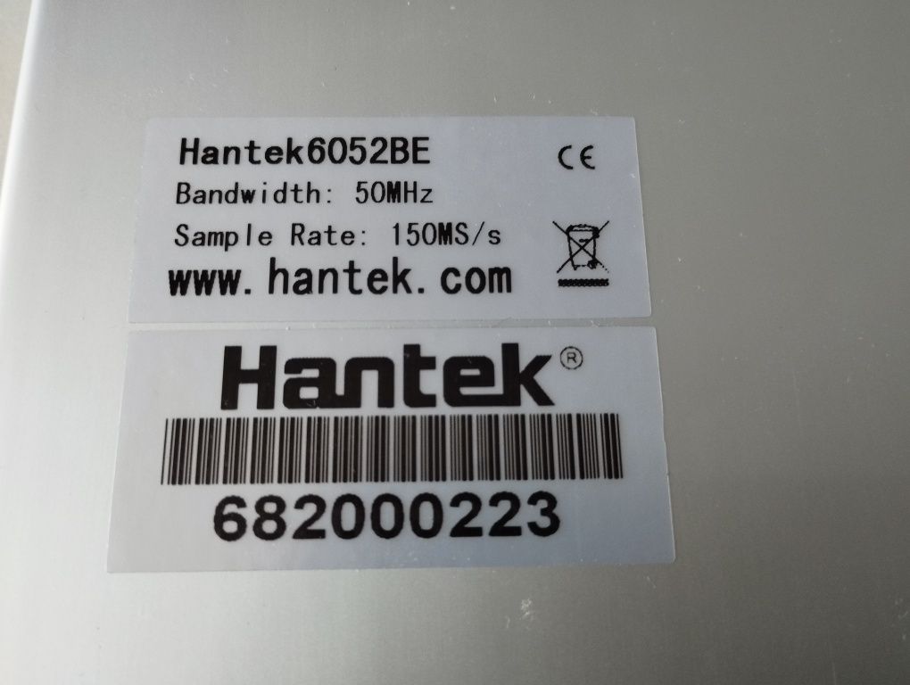 Oscyloskop Hantek 6052BE, pasmo 2x 50MHz