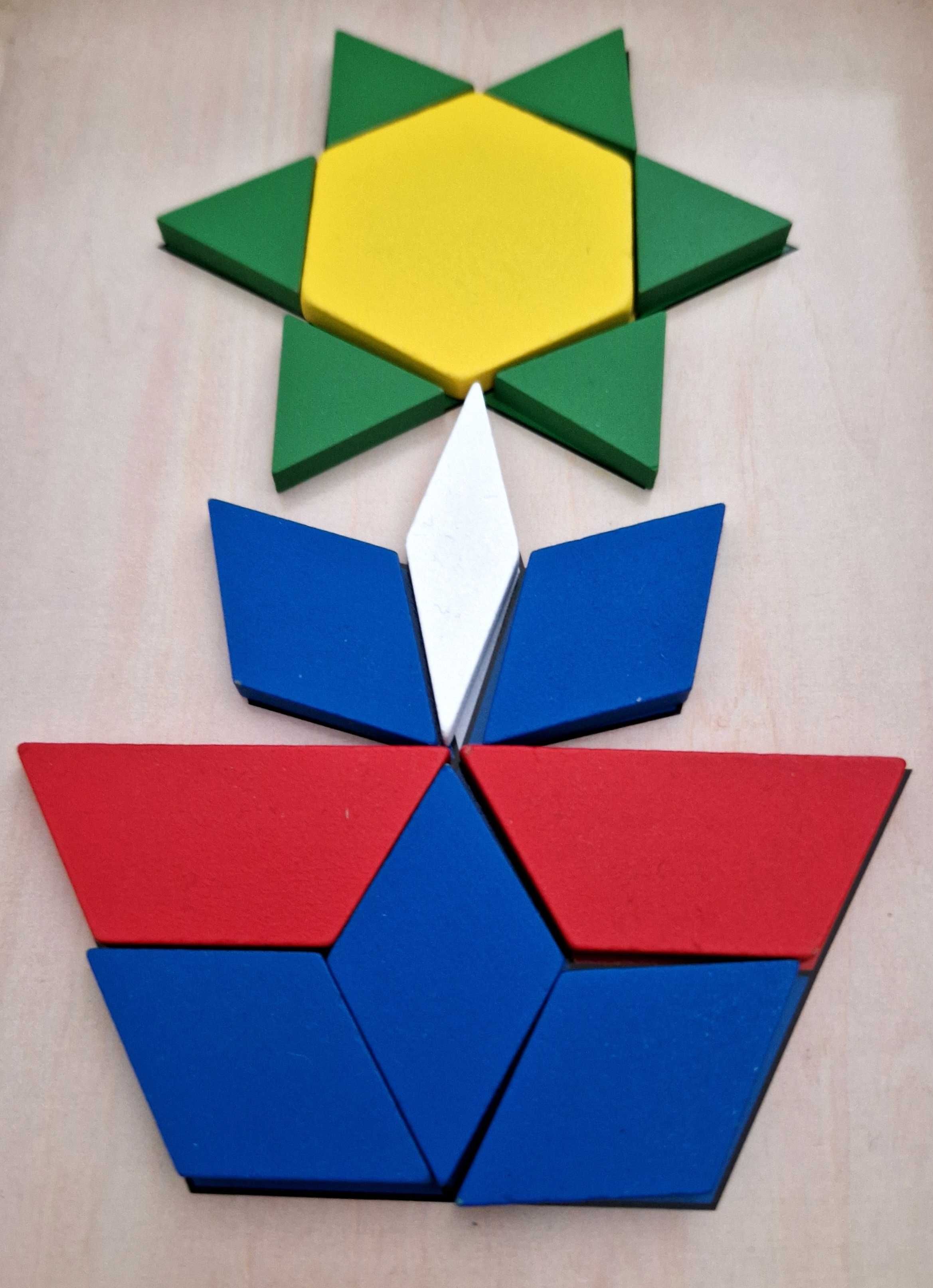 Melissa Doug mozaika, puzzle drewniane