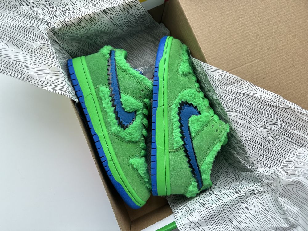 Кросівки кеди Grateful Dead x Nike SB Dunk Low Green Bear CJ5378-300