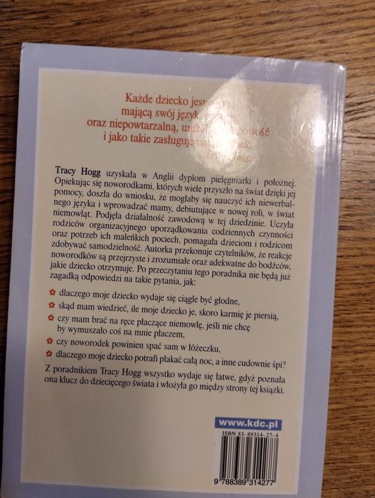 Język niemowląt Tracy Hogg książka