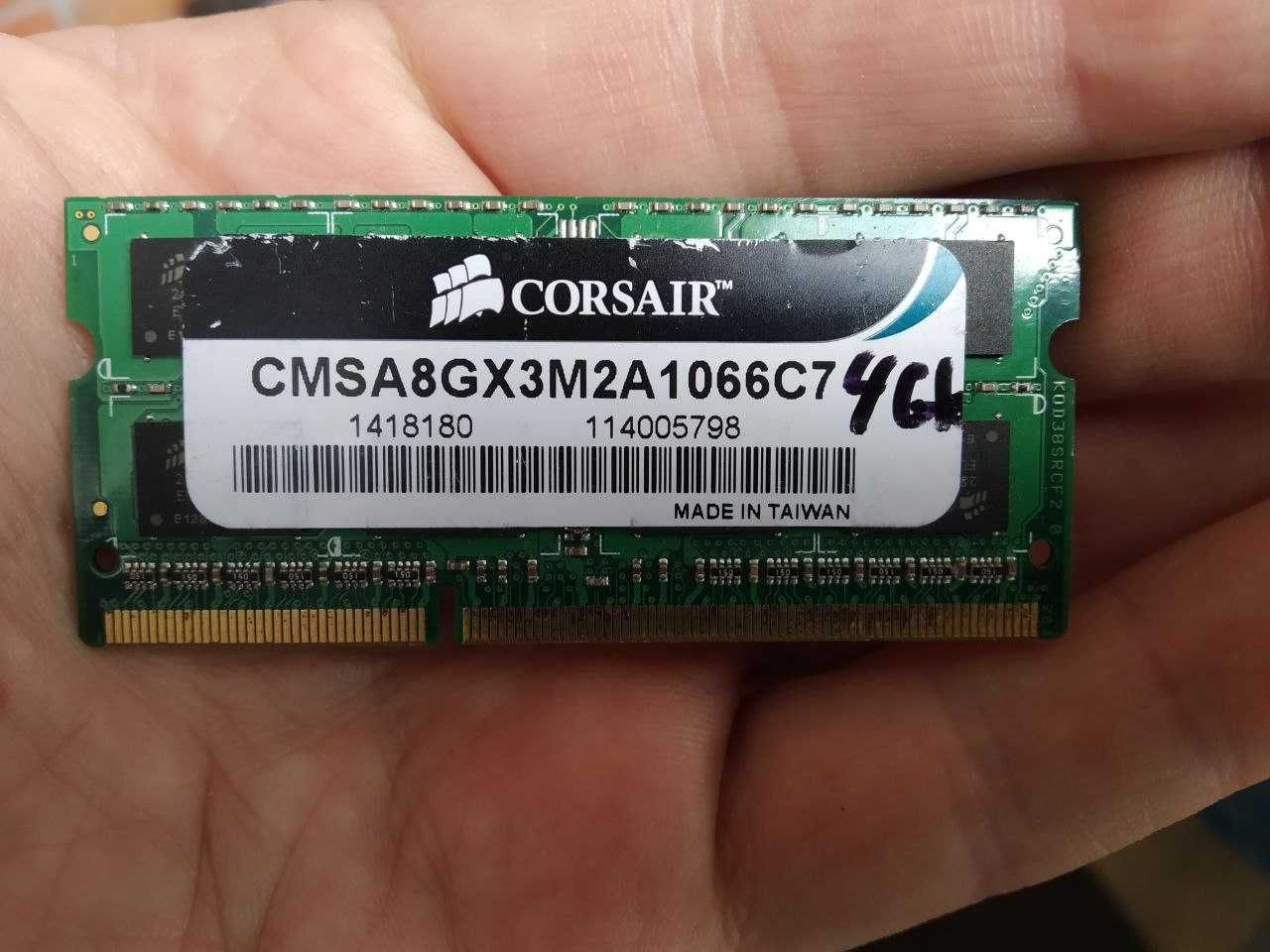 Corsair sodimm 4Gb DDR3-1066MHz PC3-8500 CL7 CMSA8GX3M2A1066C7