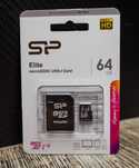 Karta Pamięci Silicon Power 64GB microSDXC Elite 85MB/s C10 UHS-I U1