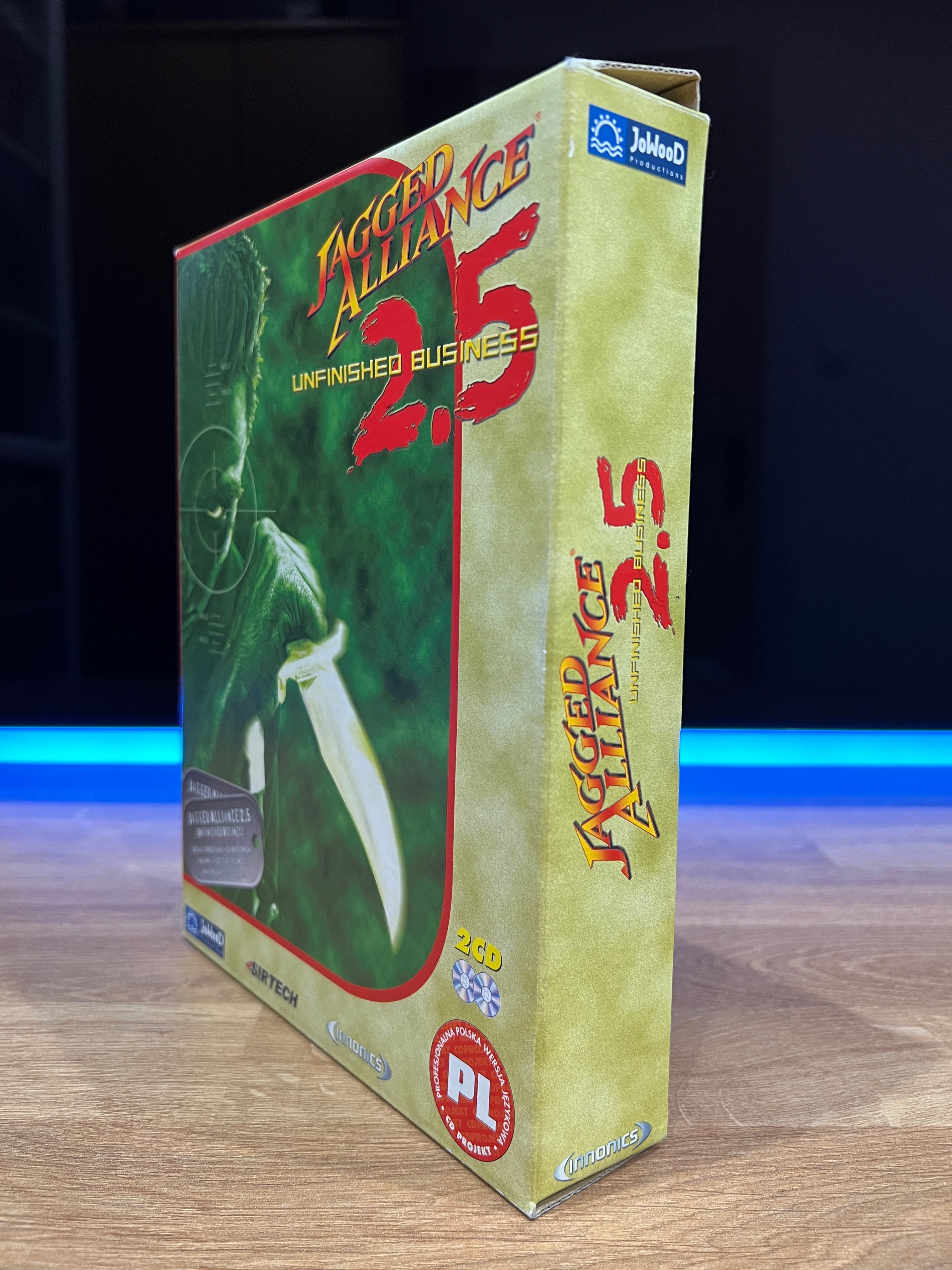 Jagged Alliance 2.5 gra (PC PL 2000) BIG BOX kompletne wydanie