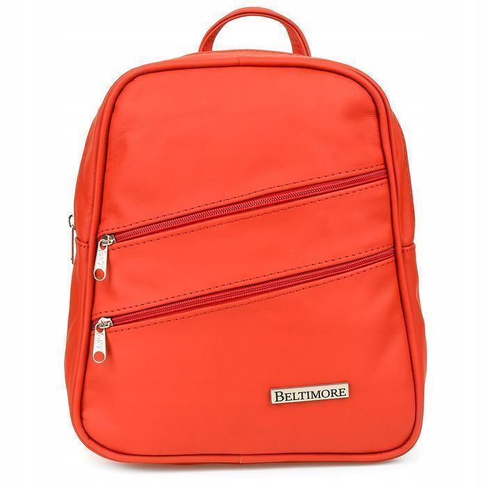 Plecak skórzany damski pojemny zgrabny Beltimore bestseller hit nowy