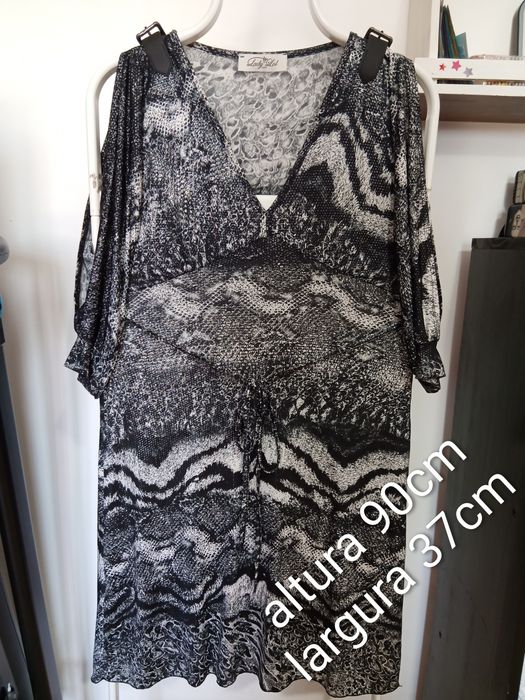 Vestido corte ombros, tamanho S/M