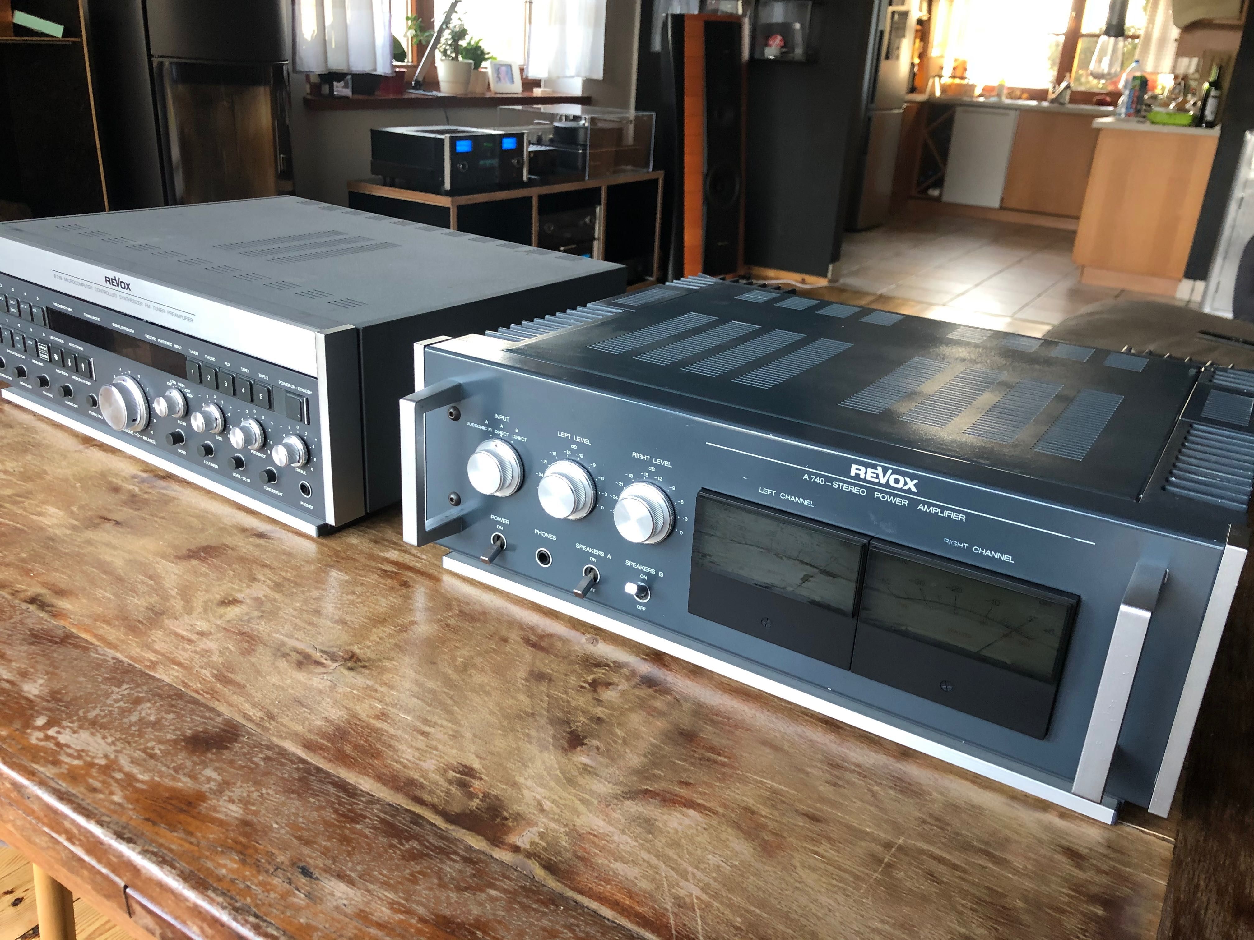 Revox A740 z preamp'em B739 absolutny unikat perfekcyjny!