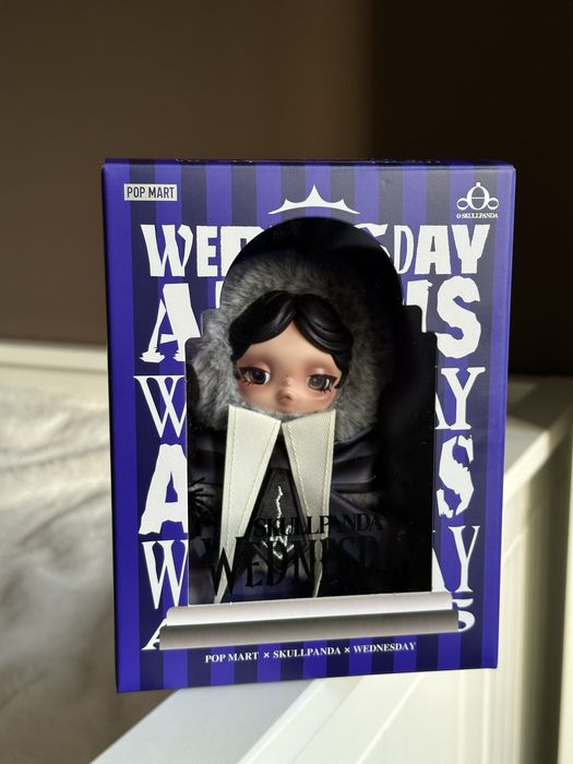 ! Новинка ! SKULLPANDA × Wednesday Plush Labubu Лабубу
