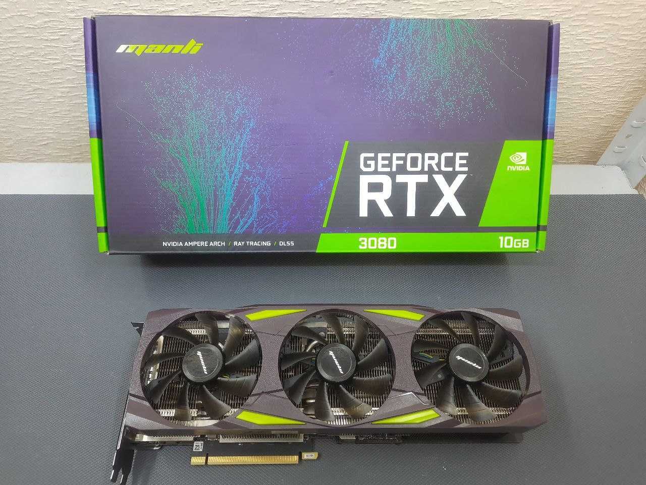 Відеокарта Manli GeForce RTX 3080 10GB. Гарантія!