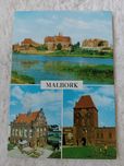 Malbork pocztówka z PRL